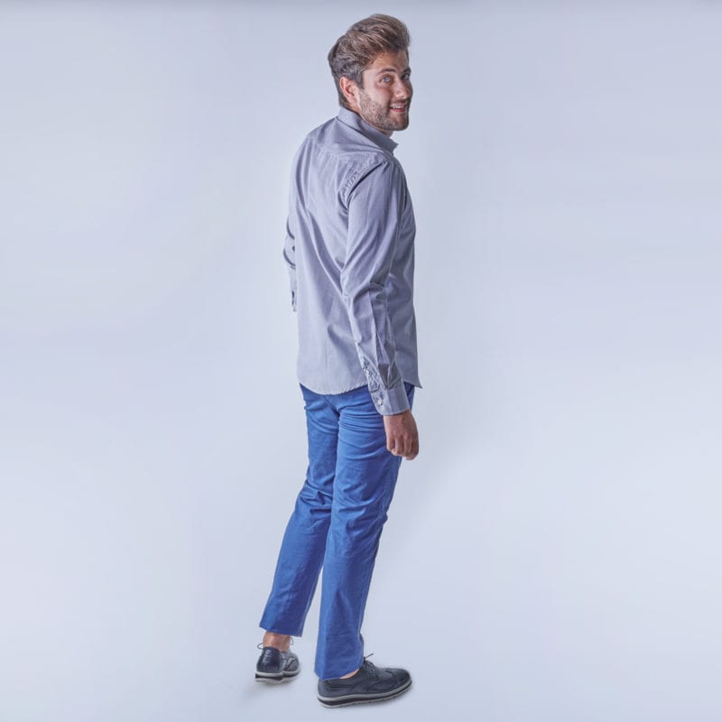 Camisa de topitos cuello italiano 5 Camisa de topitos cuello italiano - Imagen 5