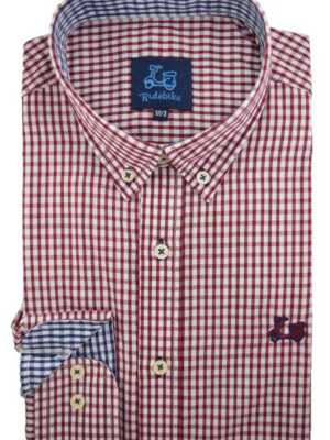Camisa niño de cuadros rojo