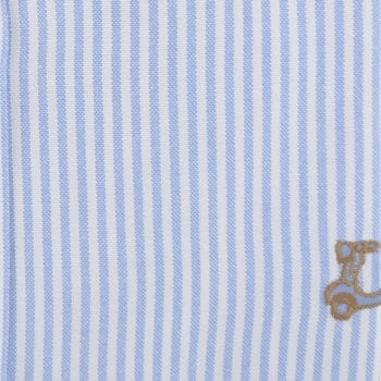 Camisa niño de rayas kodak celeste 2 Camisa niño de rayas kodak celeste - Imagen 2