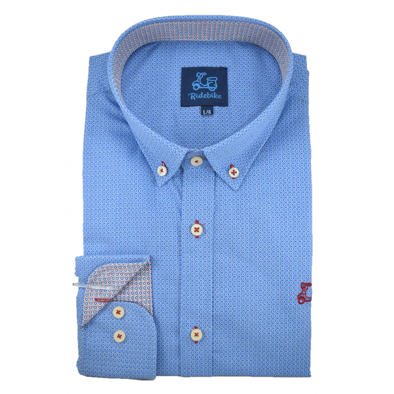 Camisa con estampado geométrico 1 Camisa con estampado geométrico