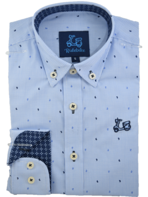 Camisa niño de estampado cachemir