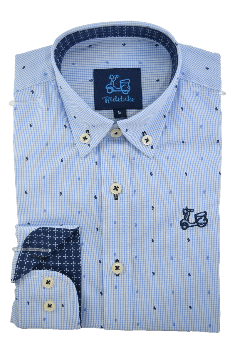 Camisa niño de estampado cachemir 1 Camisa niño de estampado cachemir