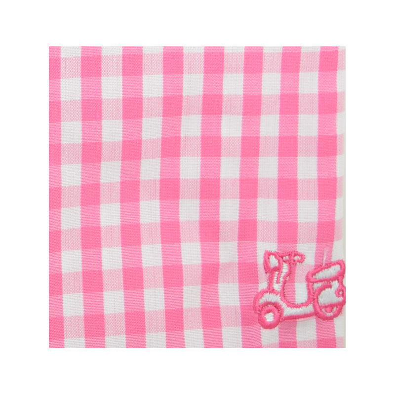 Camisa de cuadros cuello italiano 2 Camisa de cuadros cuello italiano - Imagen 2