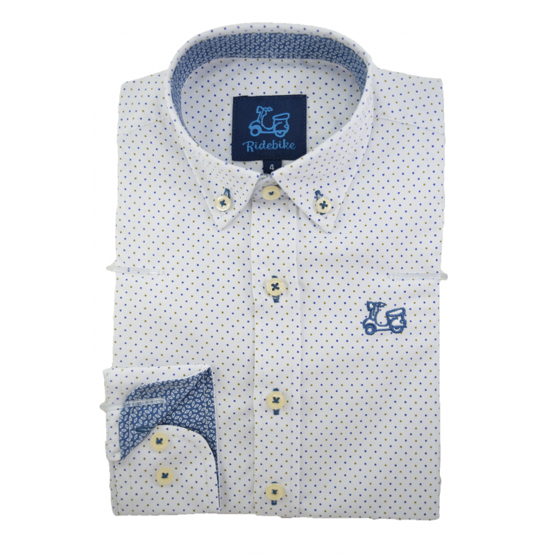 Camisa niño de topitos 1 Camisa niño de topitos