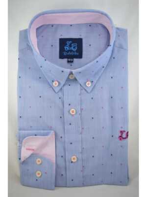 Camisa niño con topitos