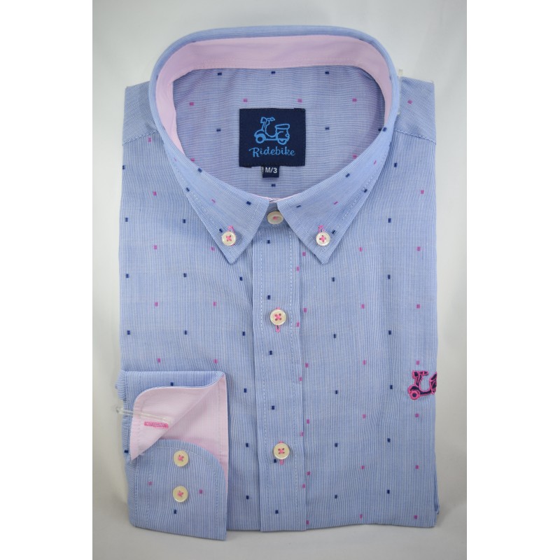 Camisa niño con topitos 1 Camisa niño con topitos