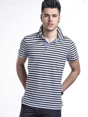 Polo piqué de rayas