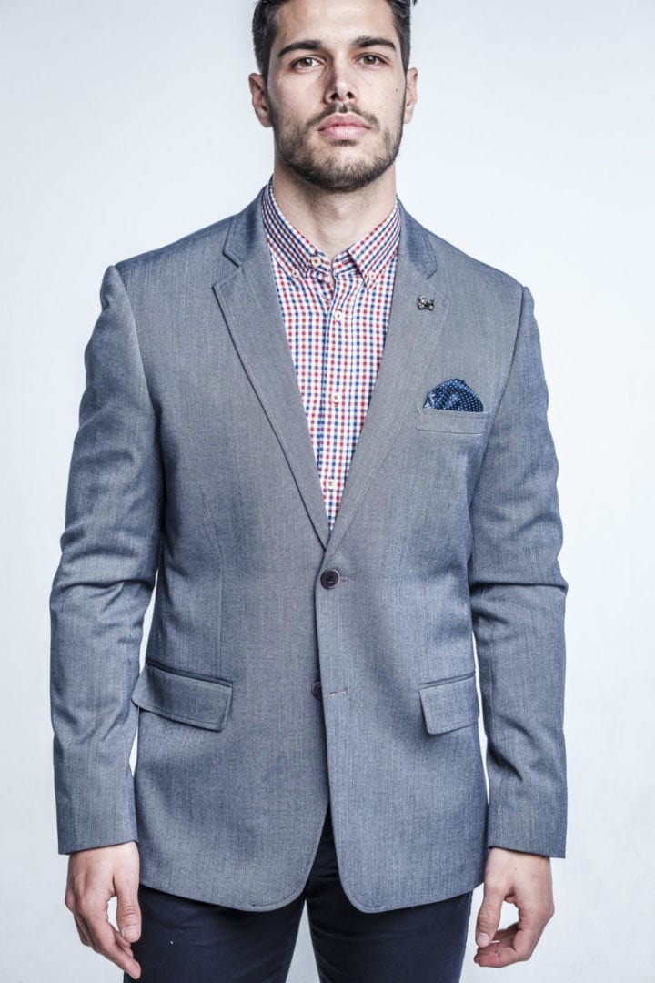 Chaqueta Americana Gris 2 Chaqueta Americana Gris - Imagen 2