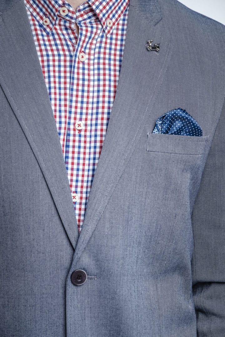 Chaqueta Americana Gris 6 Chaqueta Americana Gris - Imagen 6