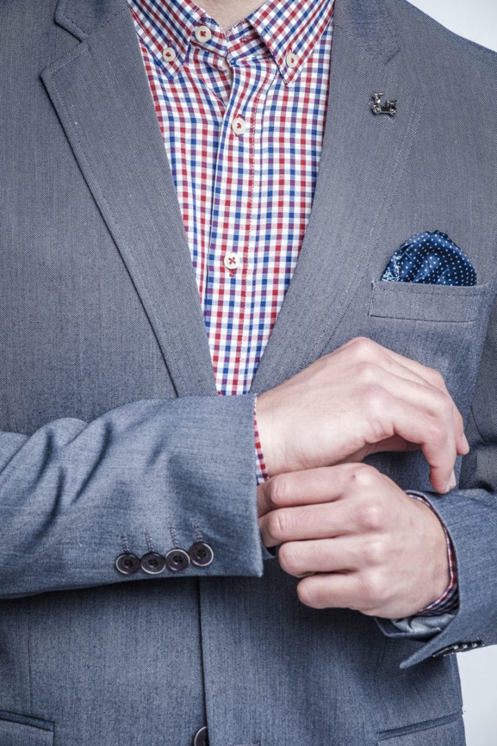 Chaqueta Americana Gris 3 Chaqueta Americana Gris - Imagen 3