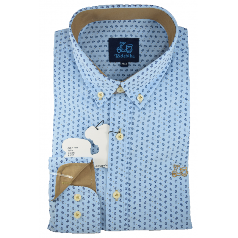 Camisa niño estampado cachemir 1 Camisa niño estampado cachemir