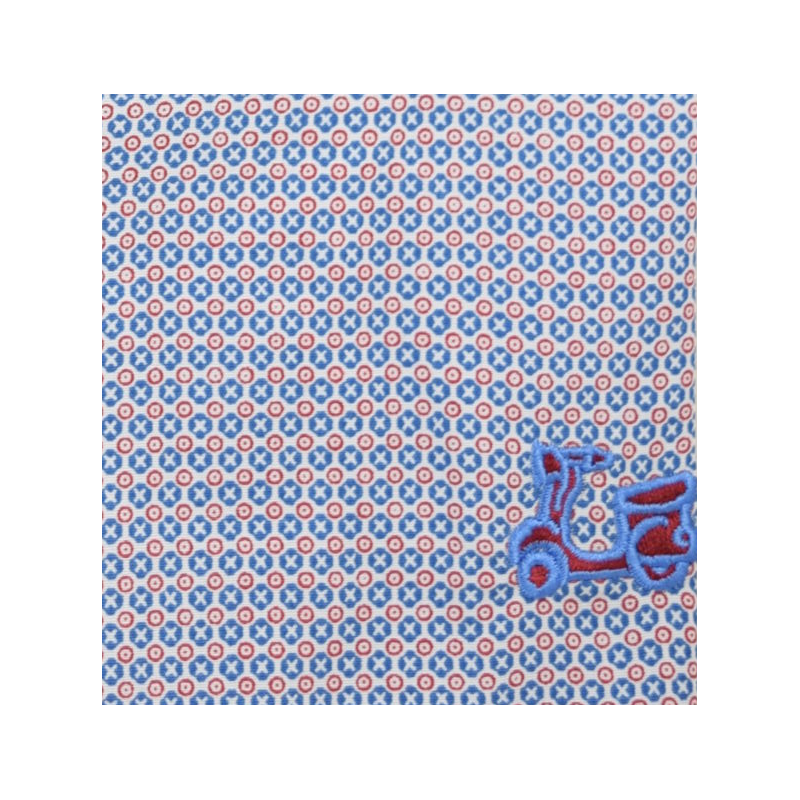 Camisa niño con estampado geométrico 2 Camisa niño con estampado geométrico - Imagen 2