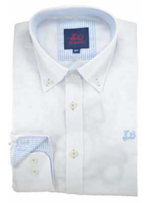 Camisa blanca Oxford vespa en espalda