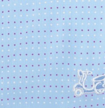 Camisa celeste de topitos 5 Camisa celeste de topitos - Imagen 5