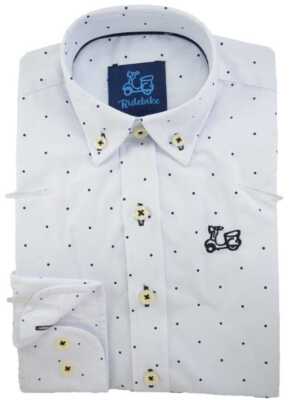 Camisa niño de topitos