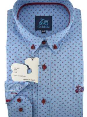 Camisa niño con estampado floral