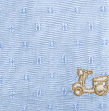 Camisa estampada celeste 5 Camisa estampada celeste - Imagen 5