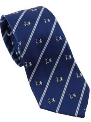 Corbata azul estampado vespa con rayas