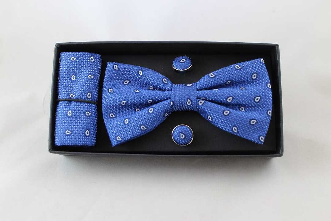 Conjunto azul eléctrico estampado Paisley 1 Conjunto azul eléctrico estampado Paisley