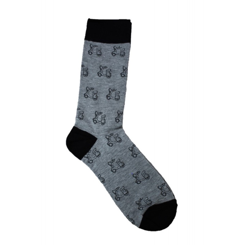 Calcetines logo gris-negro 1 Calcetines logo gris-negro