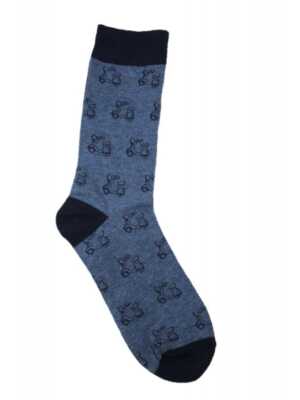 Calcetines logo denim-marino