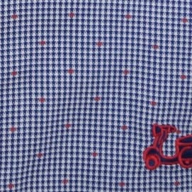 Camisa Estampada con Topitos Rojos 4 Camisa Estampada con Topitos Rojos - Imagen 4