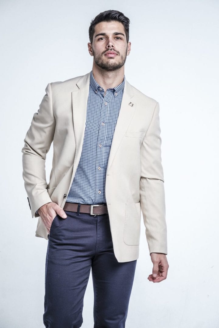 Camisa Cuadros Vichy Azul 2 Camisa Cuadros Vichy Azul - Imagen 2