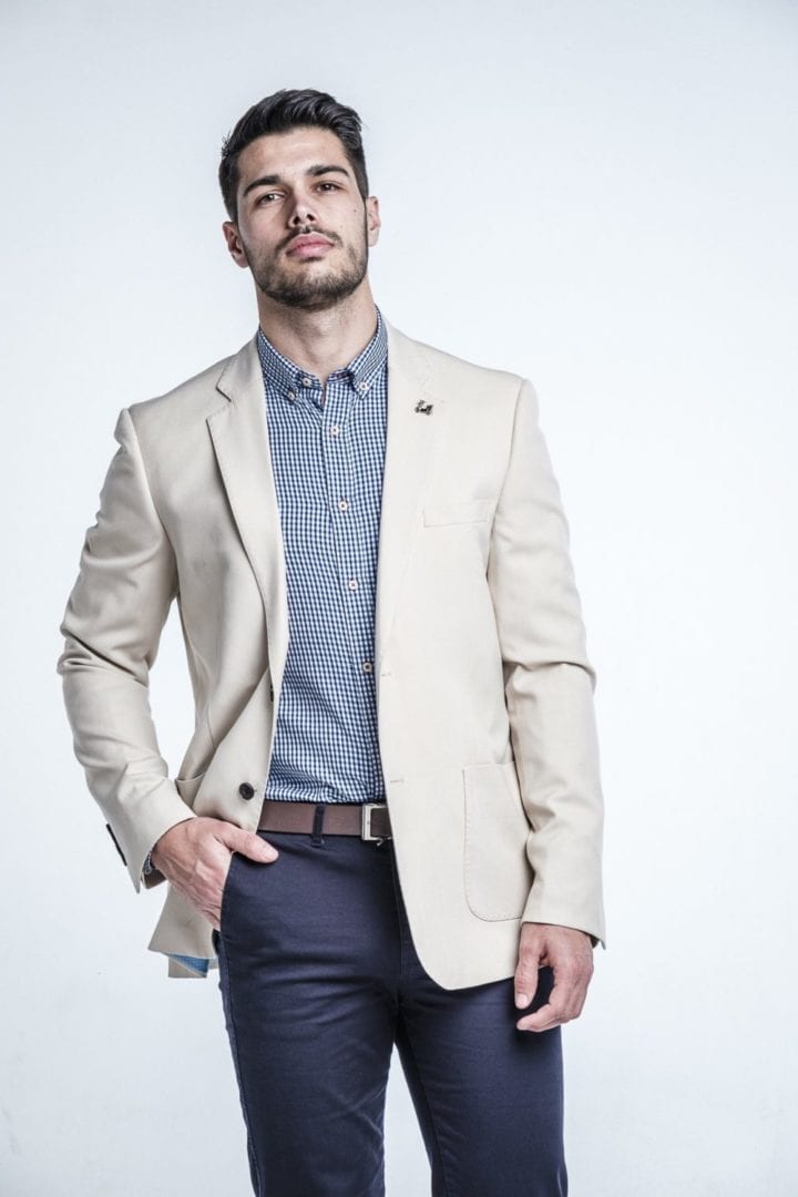 Camisa Cuadros Vichy Azul 1 Camisa Cuadros Vichy Azul