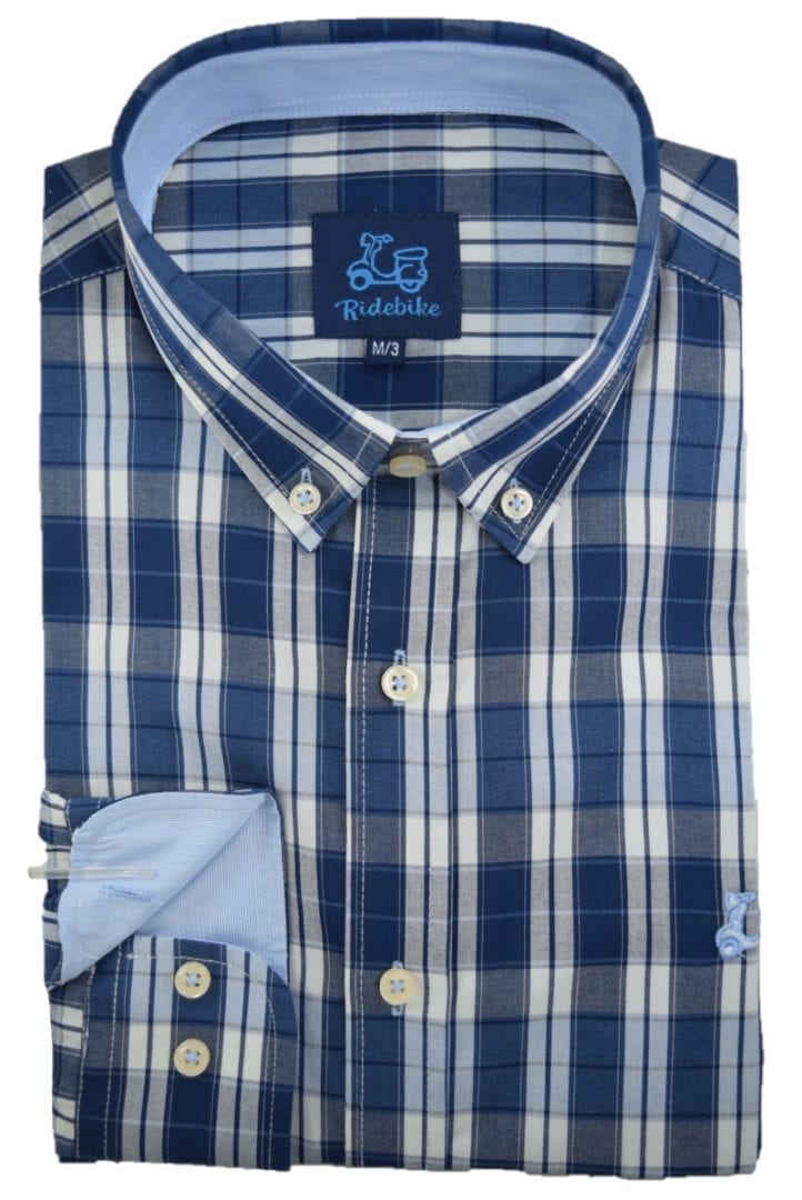 Camisa Cuadros Azul 3 Camisa Cuadros Azul - Imagen 3