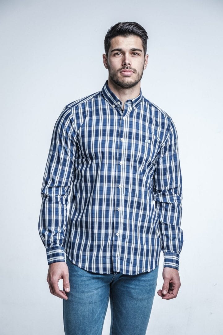 Camisa Cuadros Azul 2 Camisa Cuadros Azul - Imagen 2