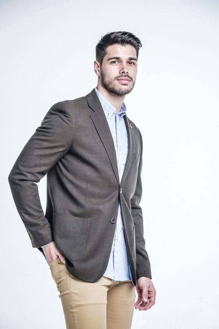 Chaqueta Americana Verde Caqui 1 Chaqueta Americana Verde Caqui