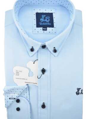 Camisa de niño básica celeste