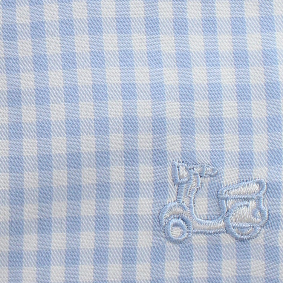 Camisa niño de cuadros Vichy 3 Camisa niño de cuadros Vichy - Imagen 3