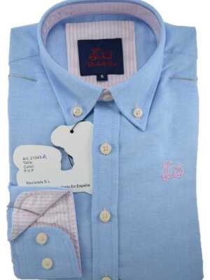 Camisa niño Oxford Celeste