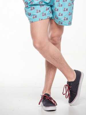 Zapatillas antelina marino