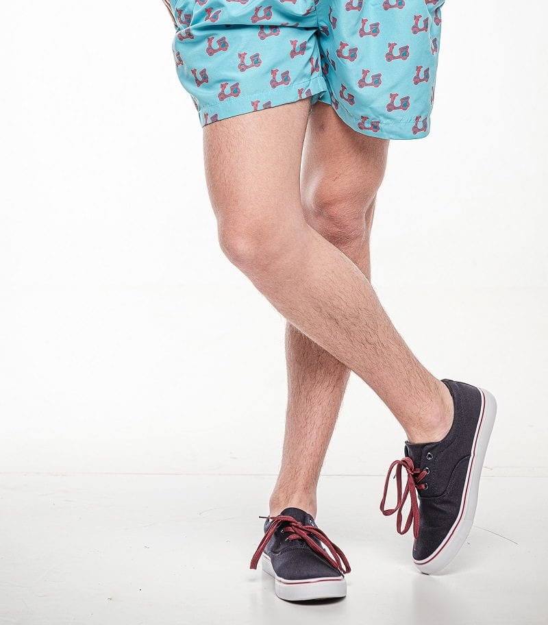 Zapatillas antelina marino 1 Zapatillas antelina marino