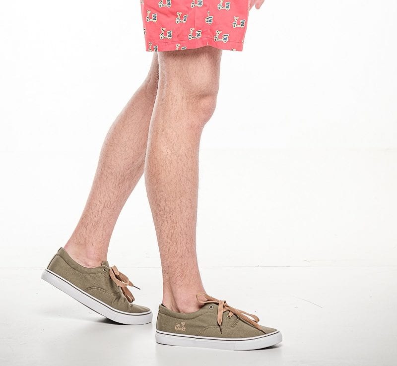 Zapatillas antelina verde khaki 1 Zapatillas antelina verde khaki