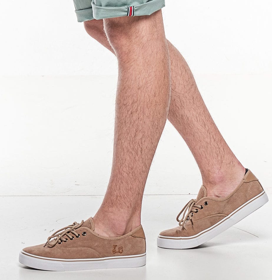 Zapatillas antelina camel 1 Zapatillas antelina camel