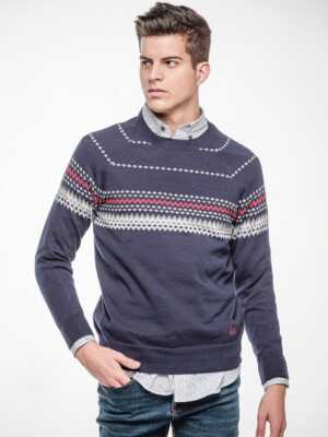 Jersey Jacquard Marino [+3 colores]