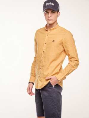 Camisa de lino clásica cuello mao [+8 colores]