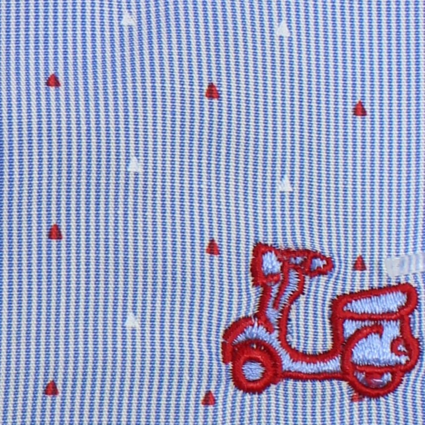 Camisa niño algodón milrayas estampado 3 Camisa niño algodón milrayas estampado - Imagen 3