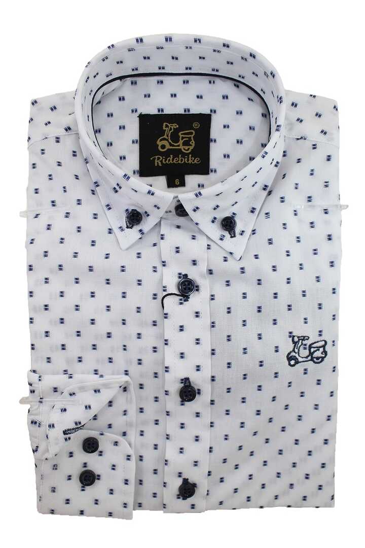 Camisa niño algodón con estampados 1 Camisa niño algodón con estampados