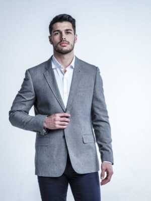 Americana Gris Bordada