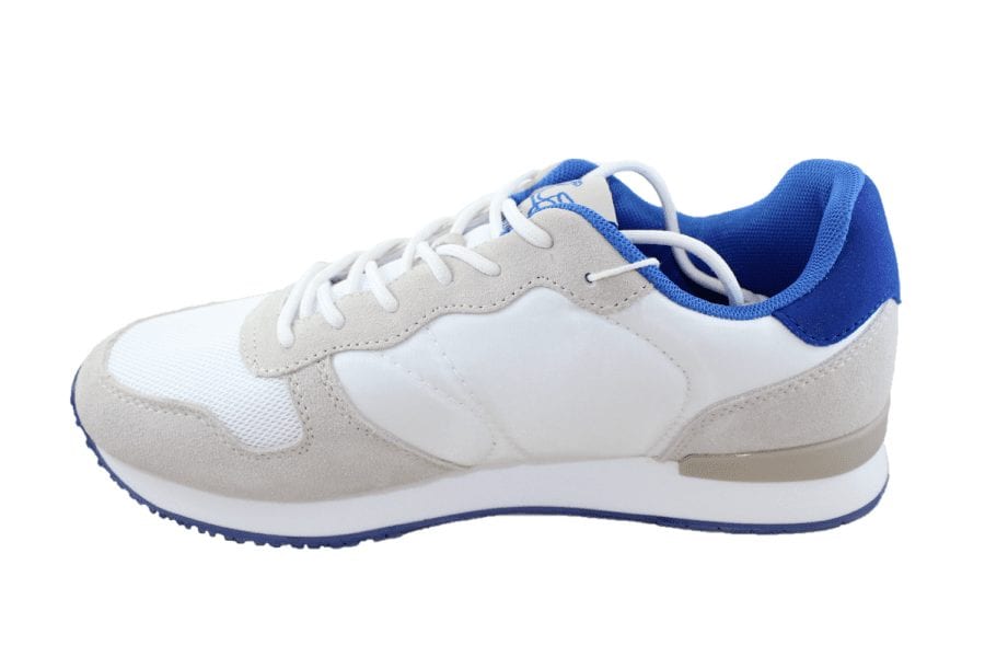 Zapatilla Running Piel Gris 3 Zapatilla Running Piel Gris - Imagen 3