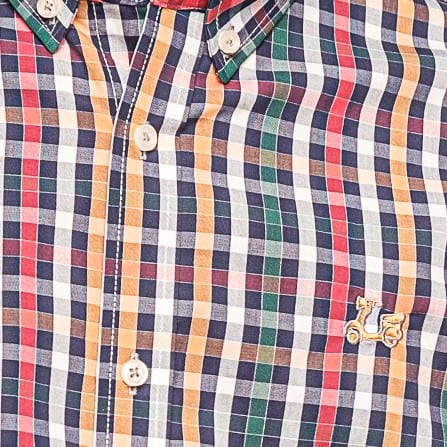 Camisa Algodón Cuadros Tricolor 4 Camisa Algodón Cuadros Tricolor - Imagen 4