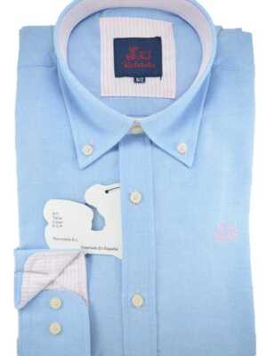 Camisa de Oxford Celeste