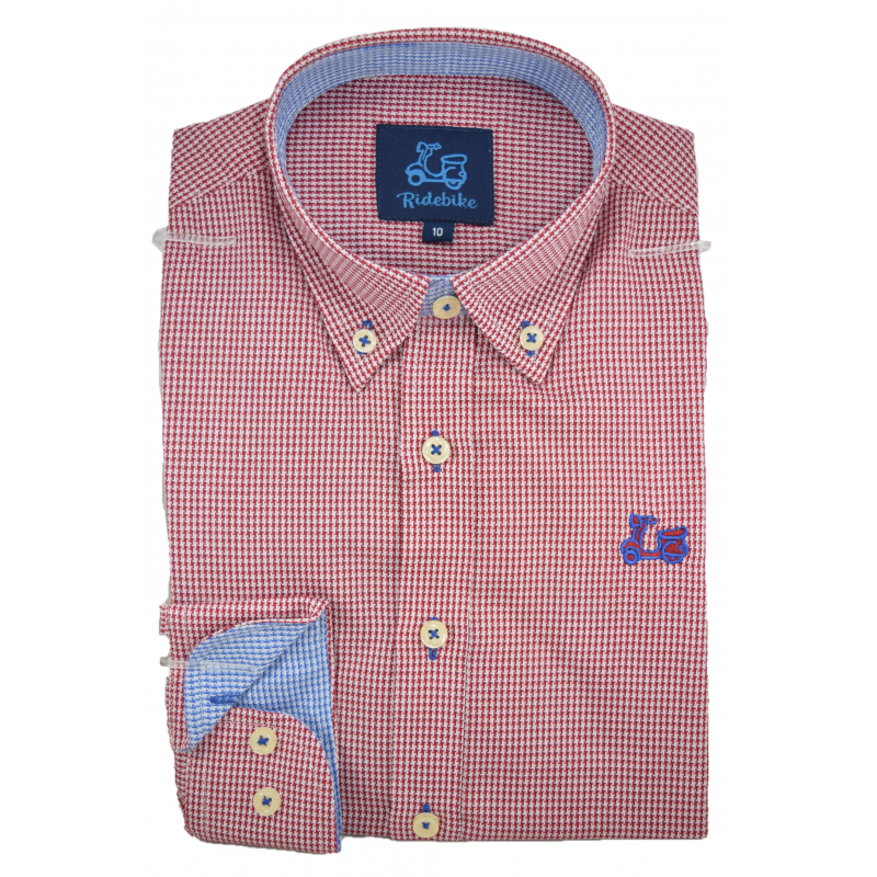 Camisa niño de pata de gallo 1 Camisa niño de pata de gallo