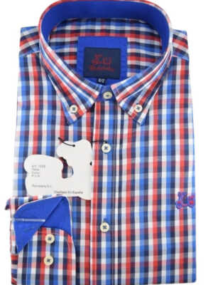 Camisa cuadros bicolor