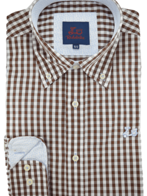 Camisa cuadros marrones