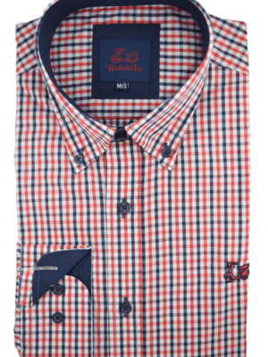 Camisa Niño Cuadros Rojos